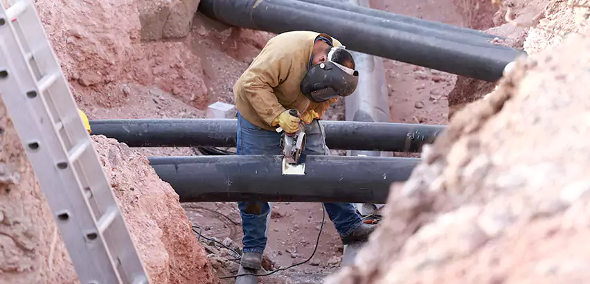 Cast Iron Sewer Pipe Replacement in Waltham